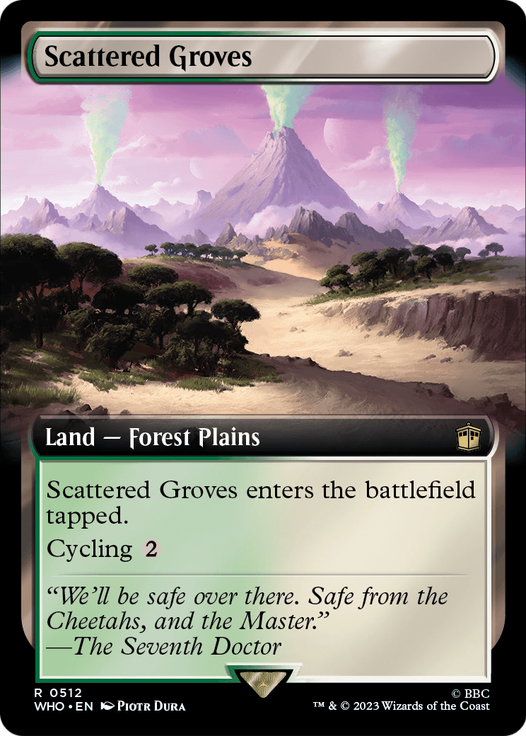 Scattered Groves (Extended Art) (WHO-512) [Doctor Who]