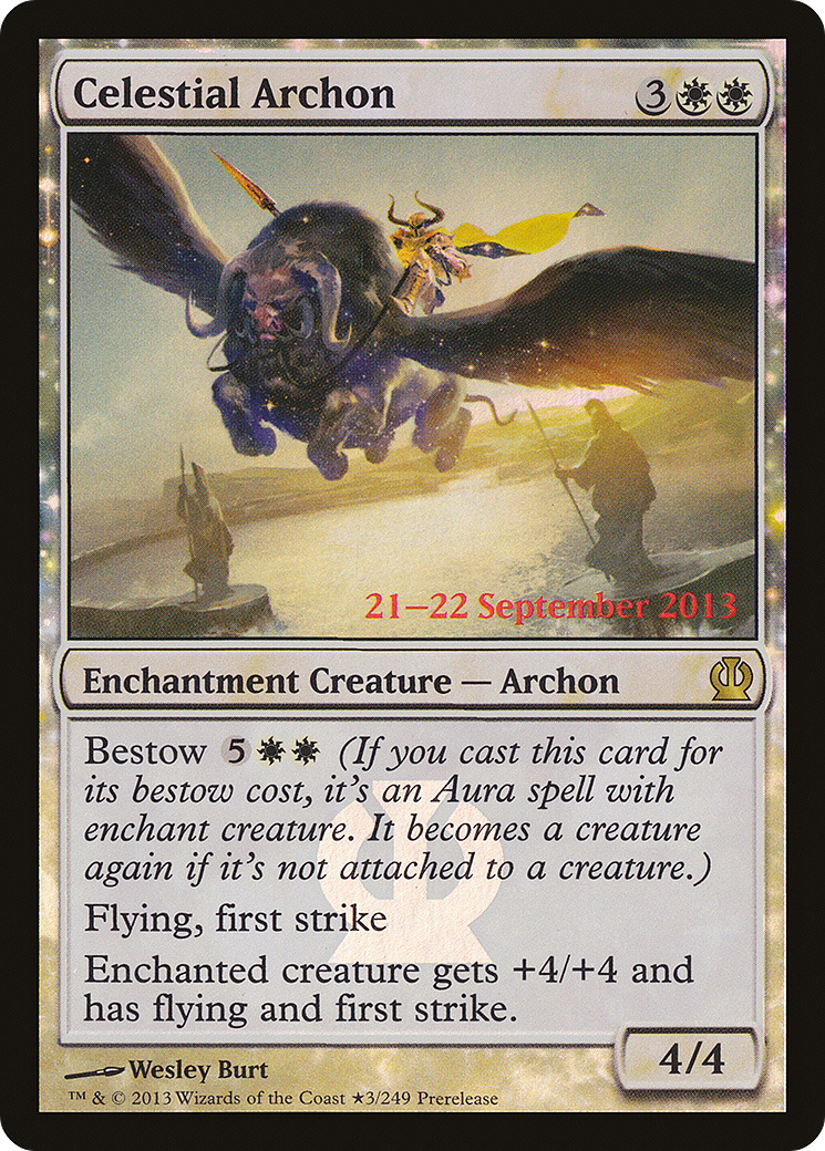 Celestial Archon (PRE-003) [Theros Promos] Foil