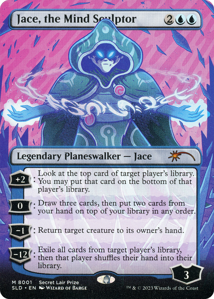 Jace, the Mind Sculptor (SLP-8001) (Borderless) [Secret Lair Drop]