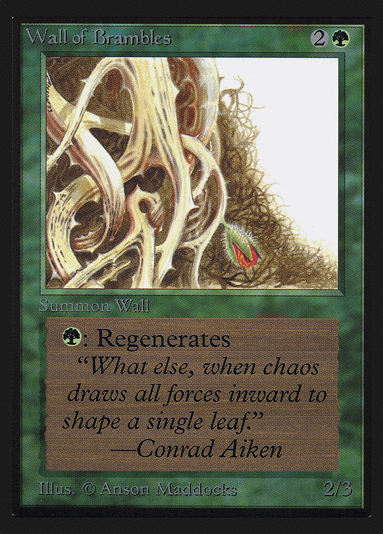 Wall of Brambles (CE) [Collectors' Edition]