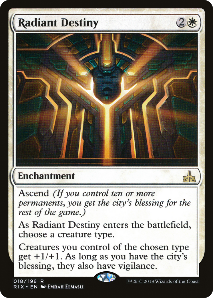 Radiant Destiny (RIX-018) [Rivals of Ixalan] Foil