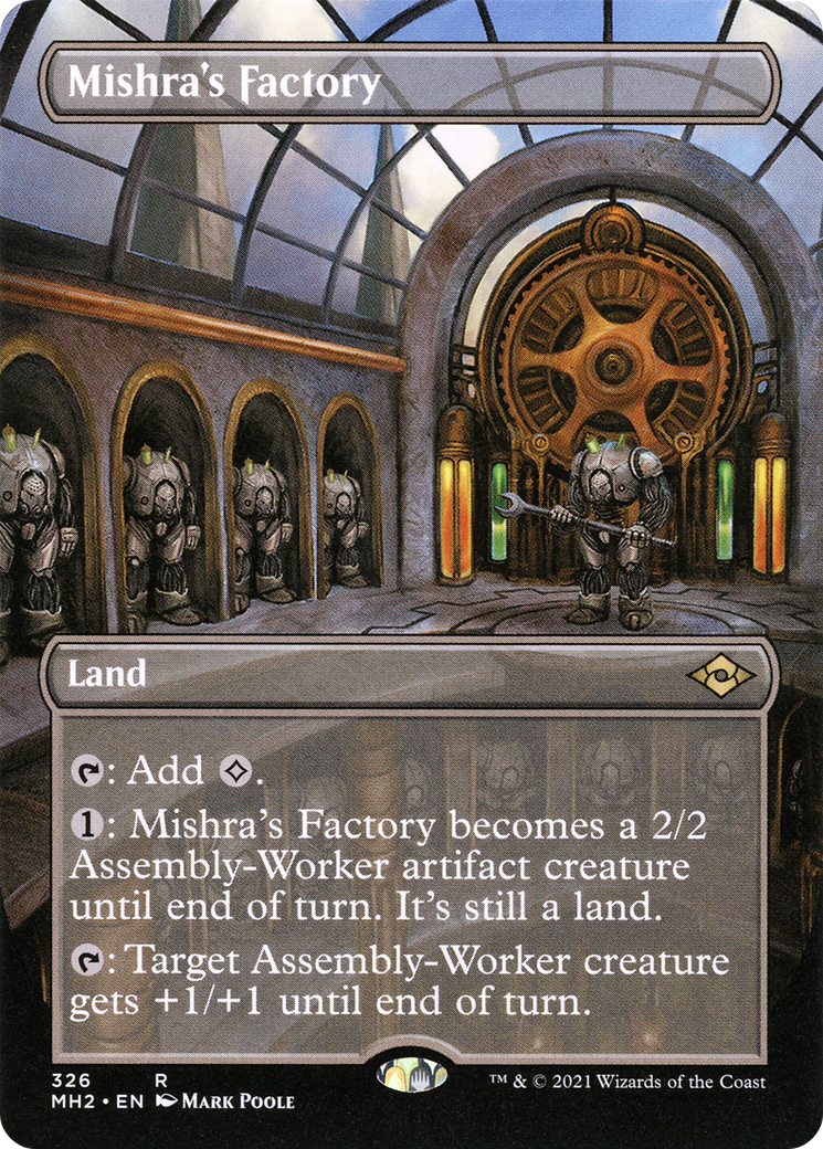 Mishra's Factory (Borderless) (MH2-326) [Modern Horizons 2] Foil