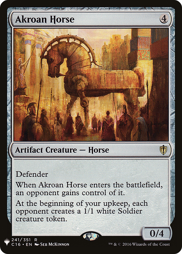 Akroan Horse (LIST-241) [The List]