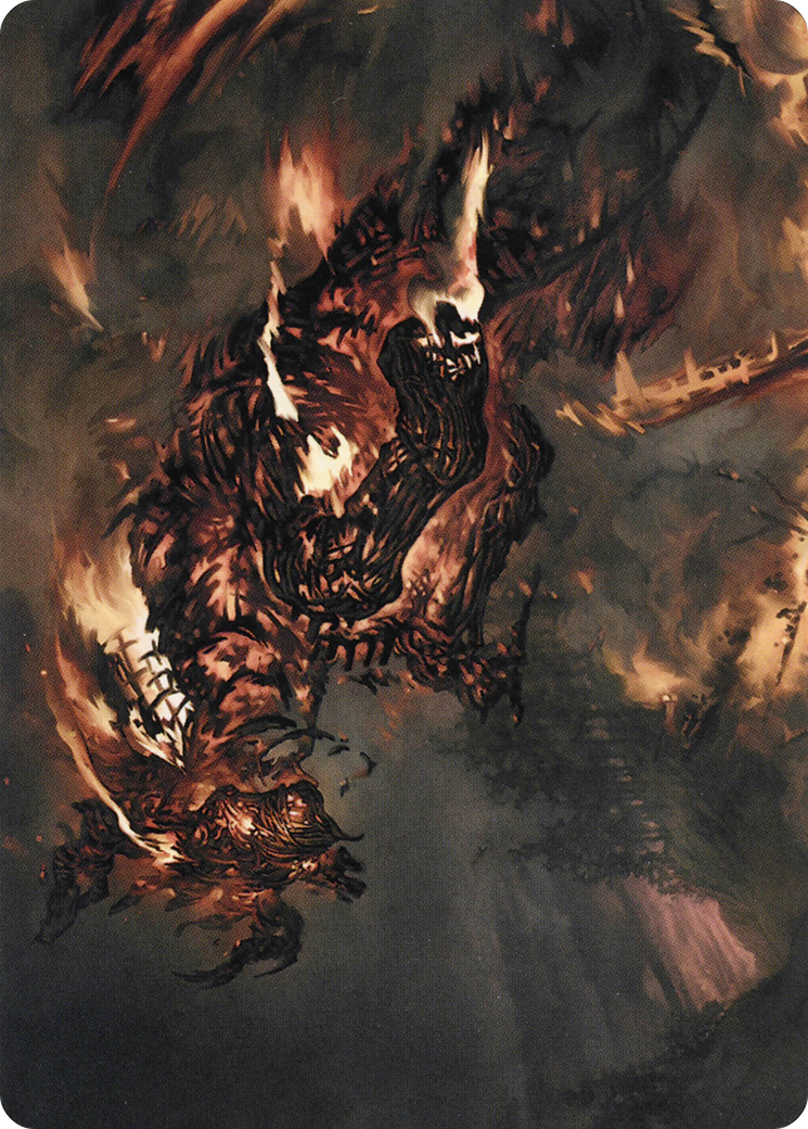 Pyre Spawn // Pyre Spawn (AVOW-048) (Borderless) [Crimson Vow Art Series]
