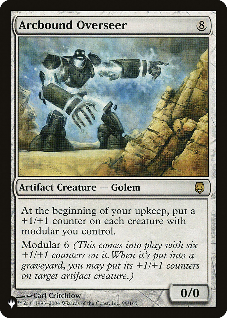 Arcbound Overseer (LIST-99/165) [The List]