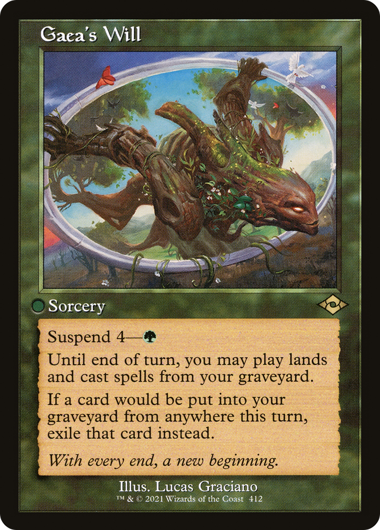 Gaea's Will (Retro Frame) (MH2-412) [Modern Horizons 2] Foil