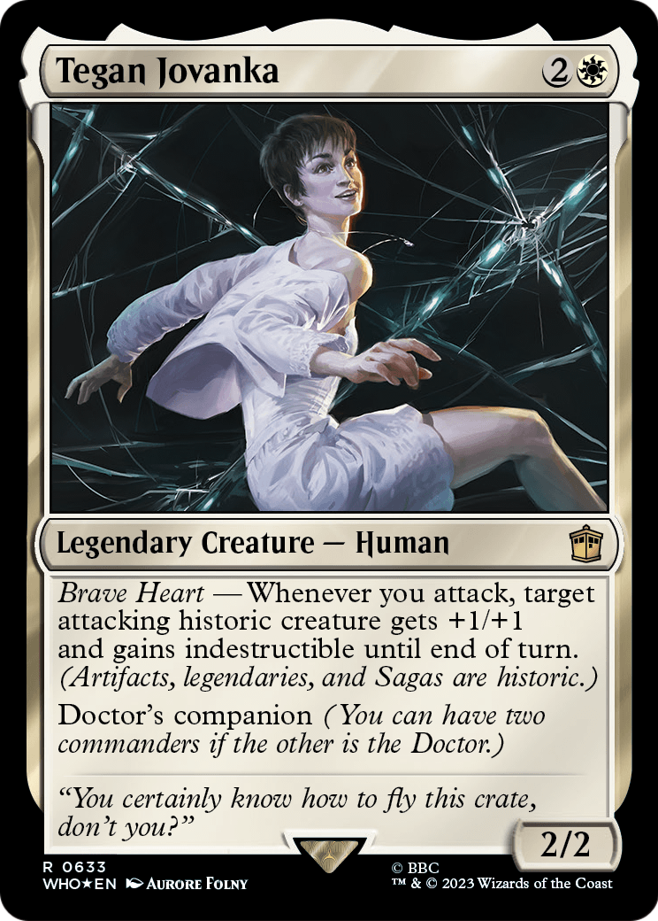 Tegan Jovanka (Surge Foil) (WHO-633) [Doctor Who] Foil