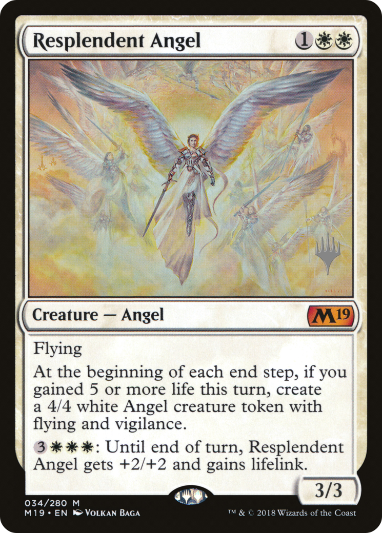 Resplendent Angel (PPM20-034) [Promo Pack: Core Set 2019 Promos]