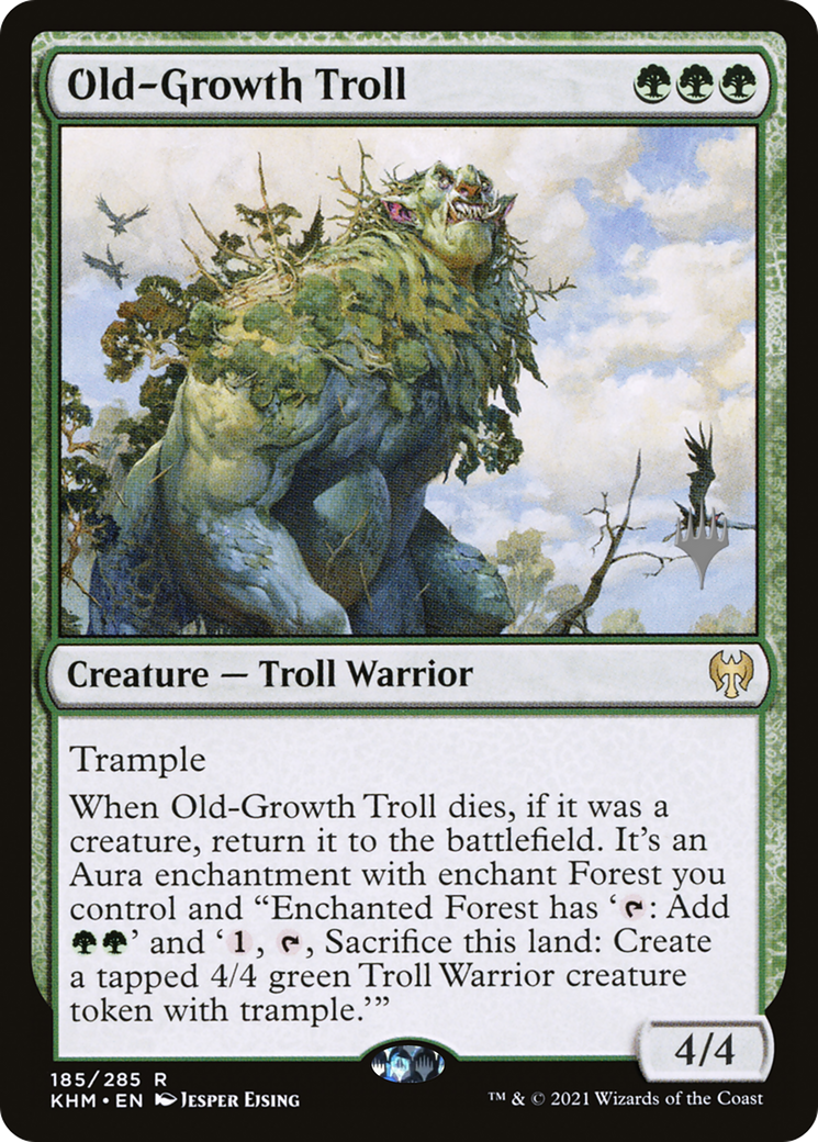 Old-Growth Troll (PPKHM-185) [Promo Pack: Kaldheim Promos] Foil