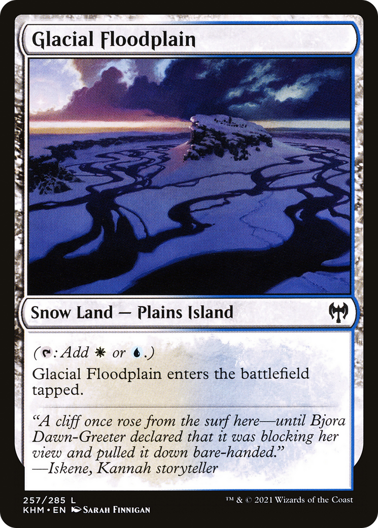 Glacial Floodplain (KHM-257) [Kaldheim] Foil
