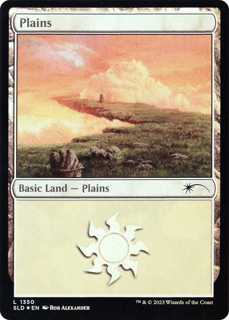 Plains (SLD-1350) [Secret Lair Drop] Foil