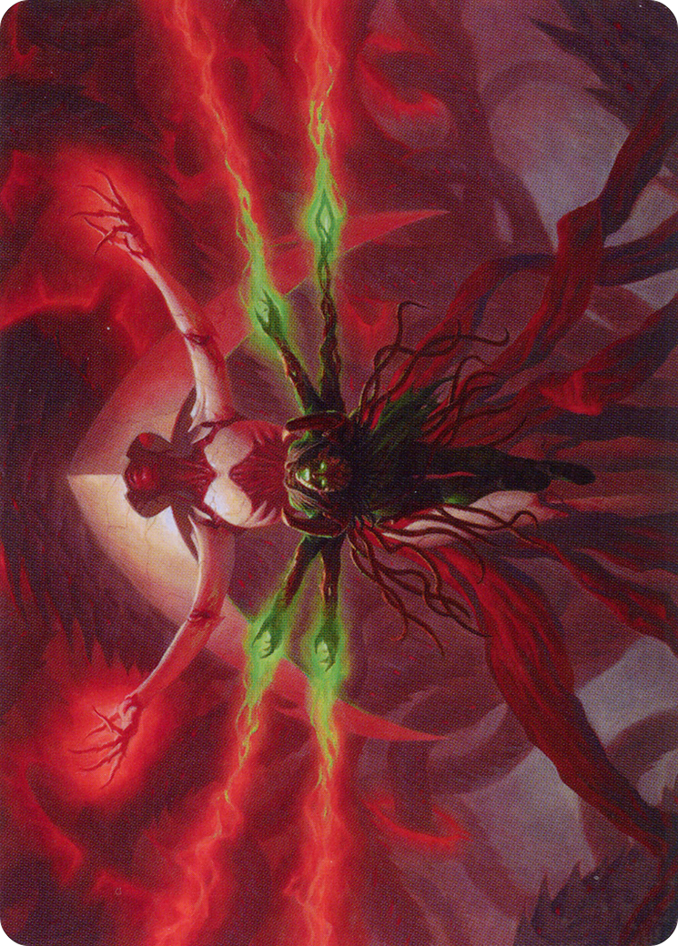 All Will Be One // All Will Be One (AONE-025) (Borderless) [Phyrexia: All Will Be One Art Series] Foil