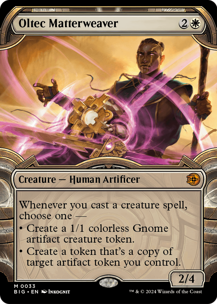Oltec Matterweaver (Showcase) (BIG-033) [The Big Score] Foil