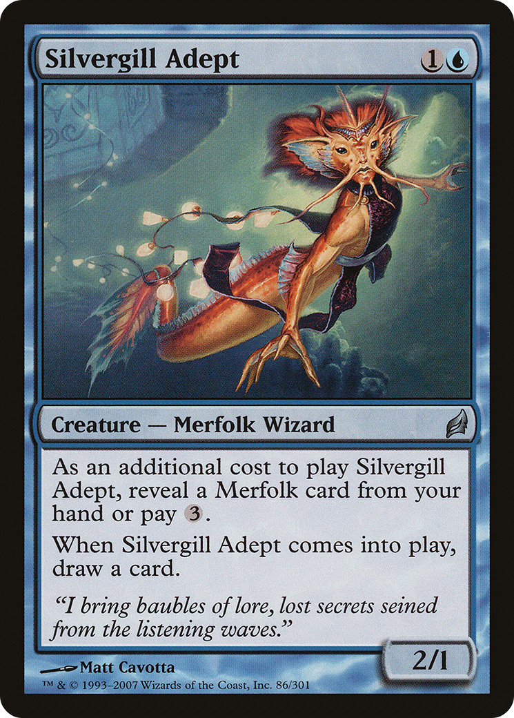 Silvergill Adept (LRW-086) [Lorwyn]