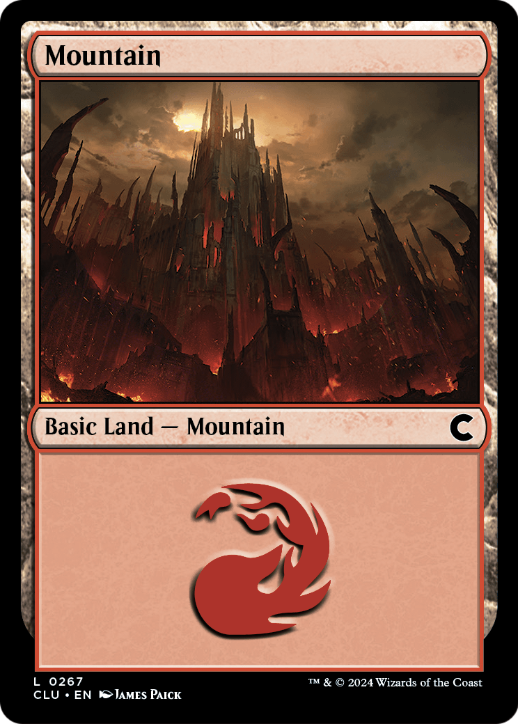 Mountain (CLU-267) [Ravnica: Clue Edition]