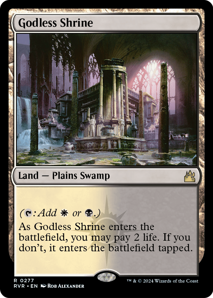 Godless Shrine (RVR-277) [Ravnica Remastered] Foil