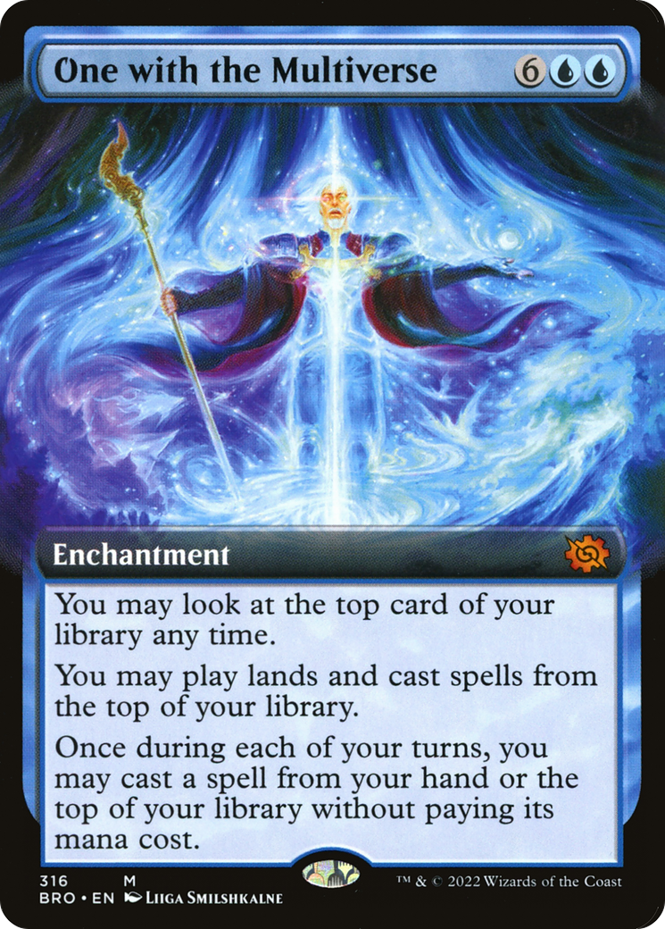 One with the Multiverse (Extended Art) (BRO-316) [The Brothers' War] Foil