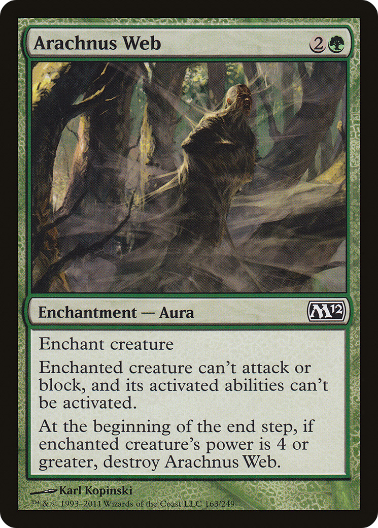 Arachnus Web (M12-163) [Magic 2012] Foil