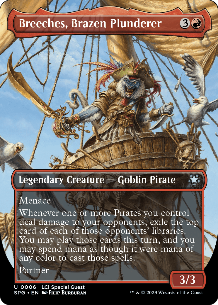 Breeches, Brazen Plunderer (Borderless) (SPG-006) [Special Guests] Foil