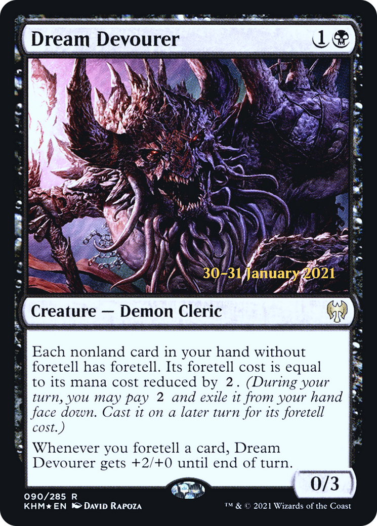 Dream Devourer (PRE-090) [Kaldheim Promos] Foil