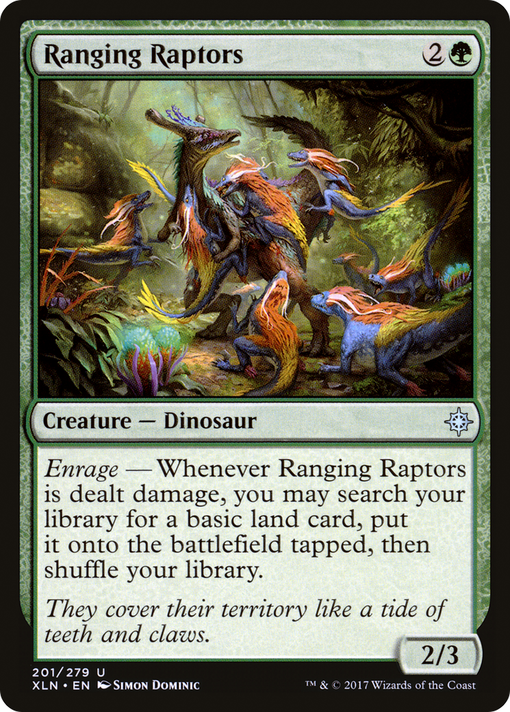 Ranging Raptors (XLN-201) [Ixalan] Foil