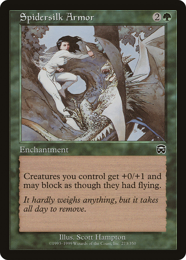 Spidersilk Armor (MMQ-273) [Mercadian Masques] Foil
