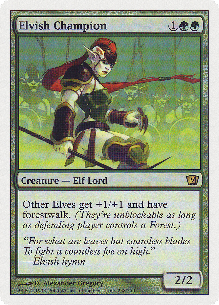 Elvish Champion [9th Edition] Foil