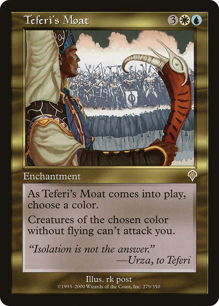 Teferi's Moat (INV-279) [Invasion] Foil