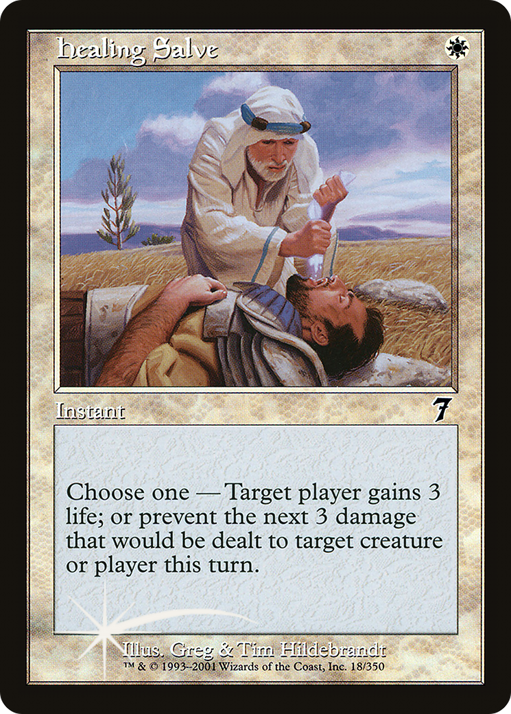 Healing Salve (7ED-018) [7th Edition] Foil