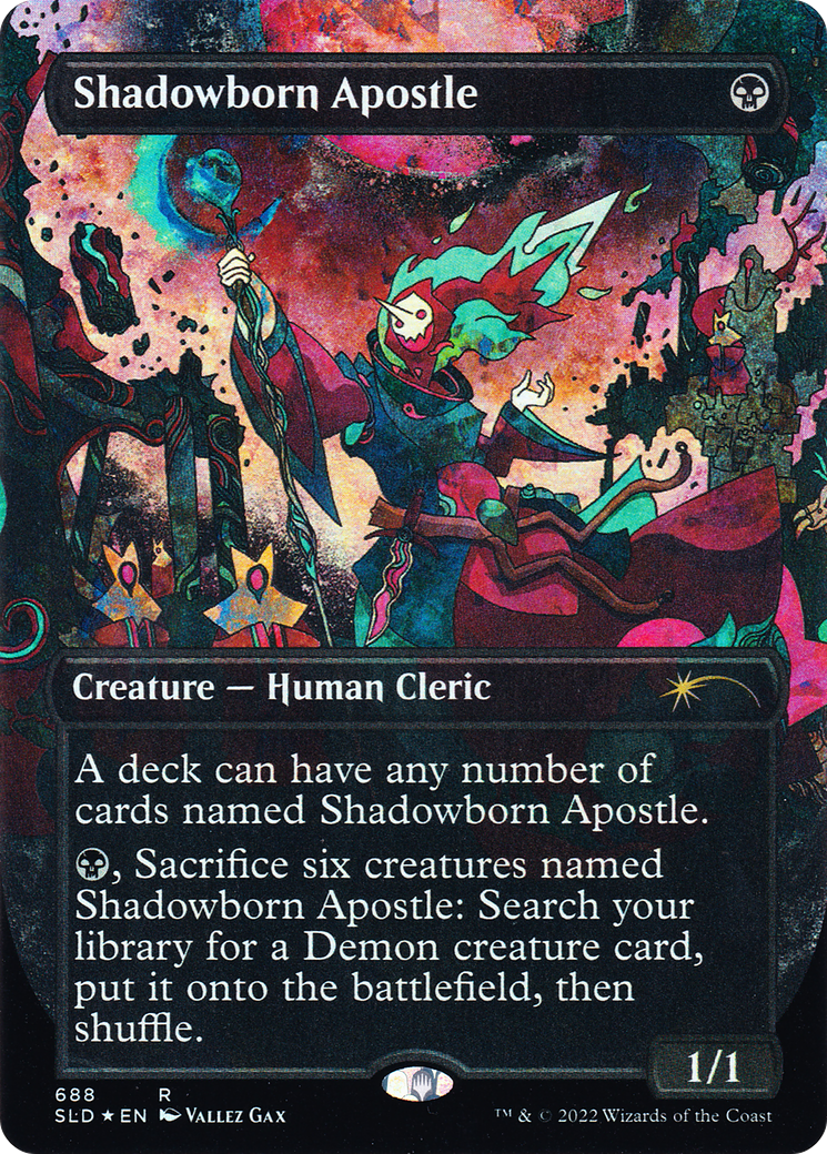 Shadowborn Apostle (SLD-688) (Borderless) [Secret Lair Drop] Foil