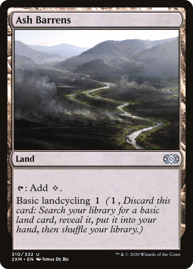 Ash Barrens (2XM-310) [Double Masters] Foil