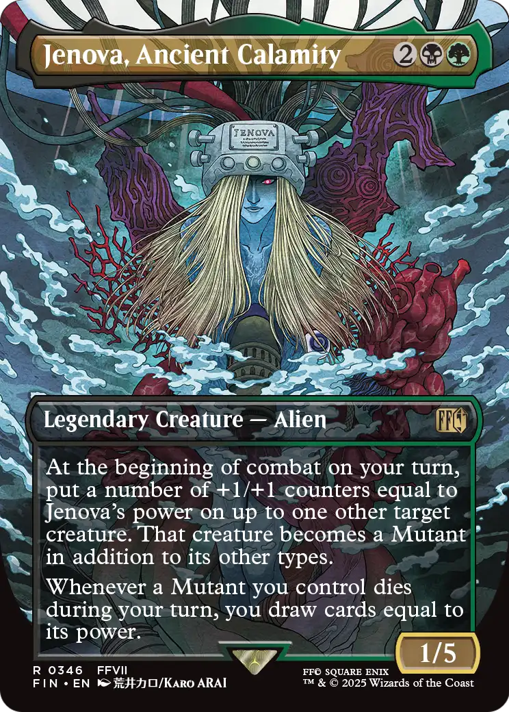 Jenova, Ancient Calamity (Borderless) (FIN-346) [FINAL FANTASY] Foil