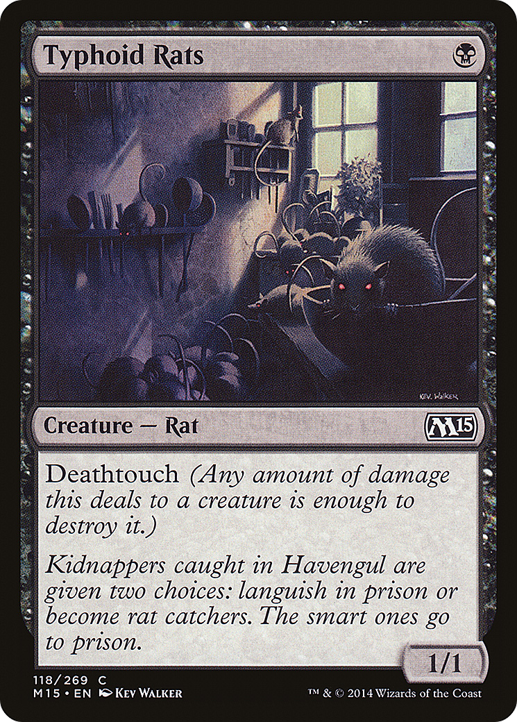 Typhoid Rats (M15-118) [Magic 2015]