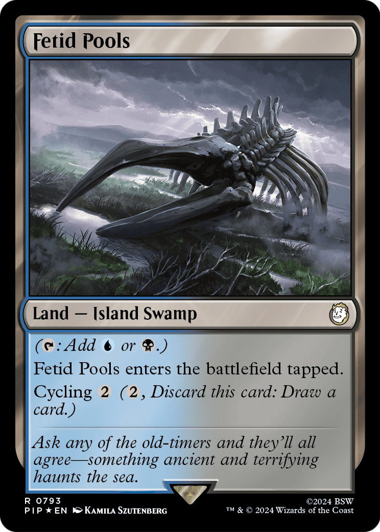 Fetid Pools (Surge Foil) (PIP-793) [Fallout] Foil