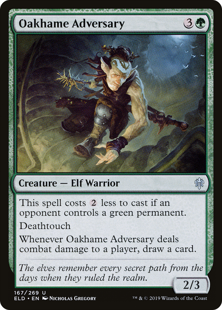 Oakhame Adversary (ELD-167) [Throne of Eldraine] Foil
