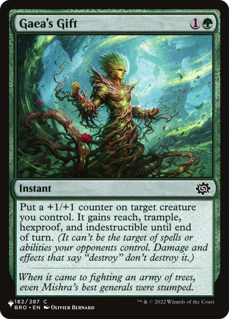 Gaea's Gift (LIST-182/012) [The List]