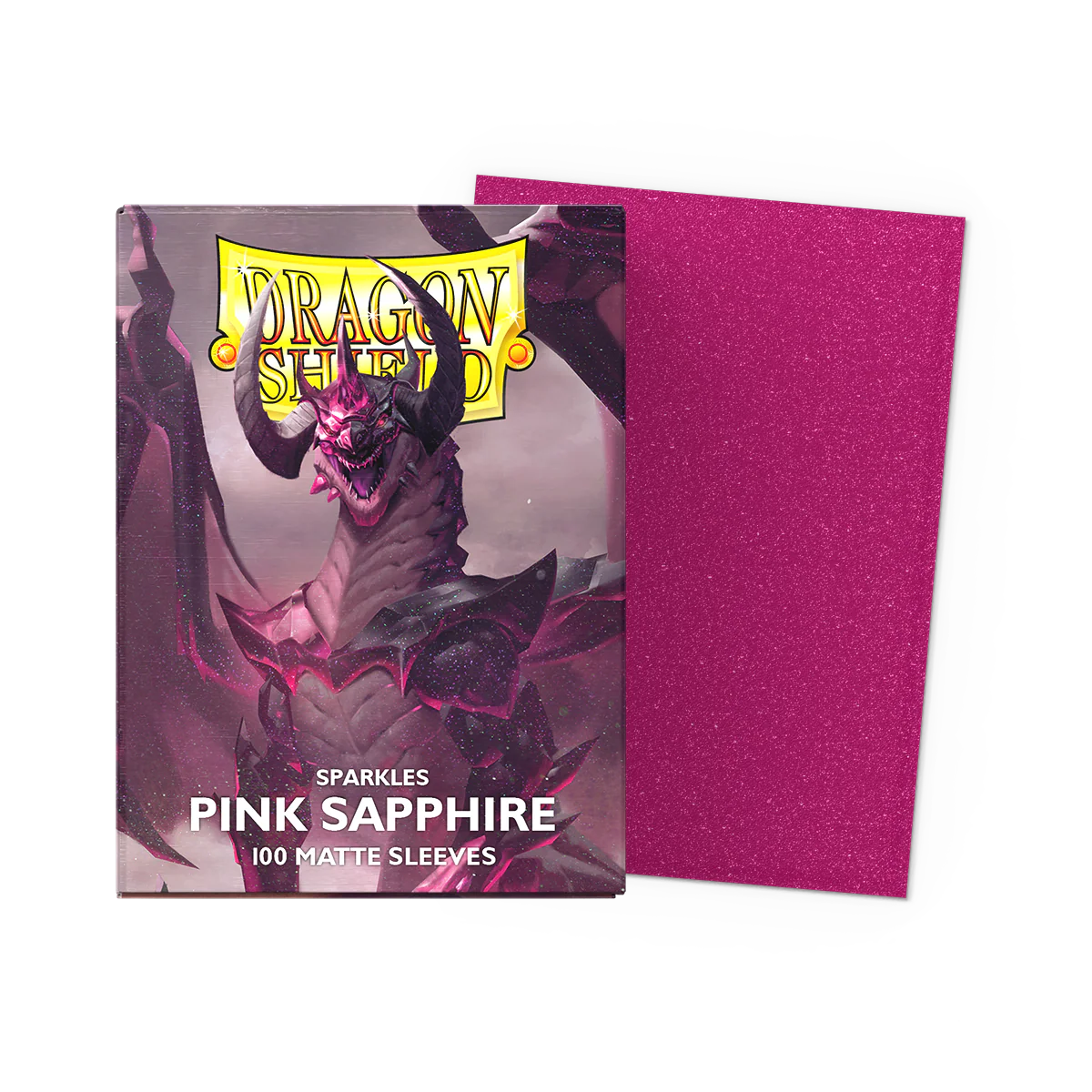 Dragon Shield - Matte Standard Sleeves - Pink Sapphire