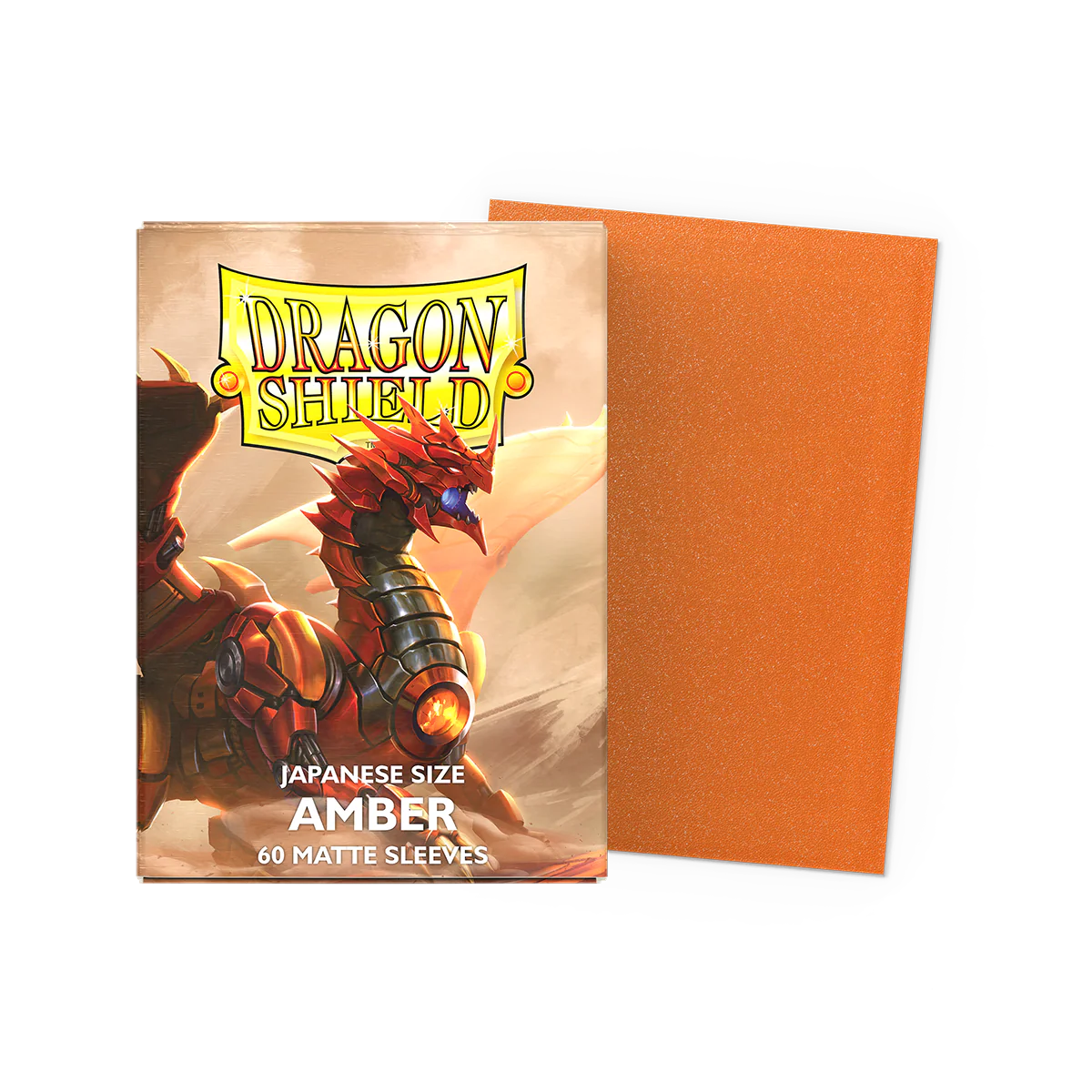 Dragon Shield - Matte Japanese Sleeves - Amber
