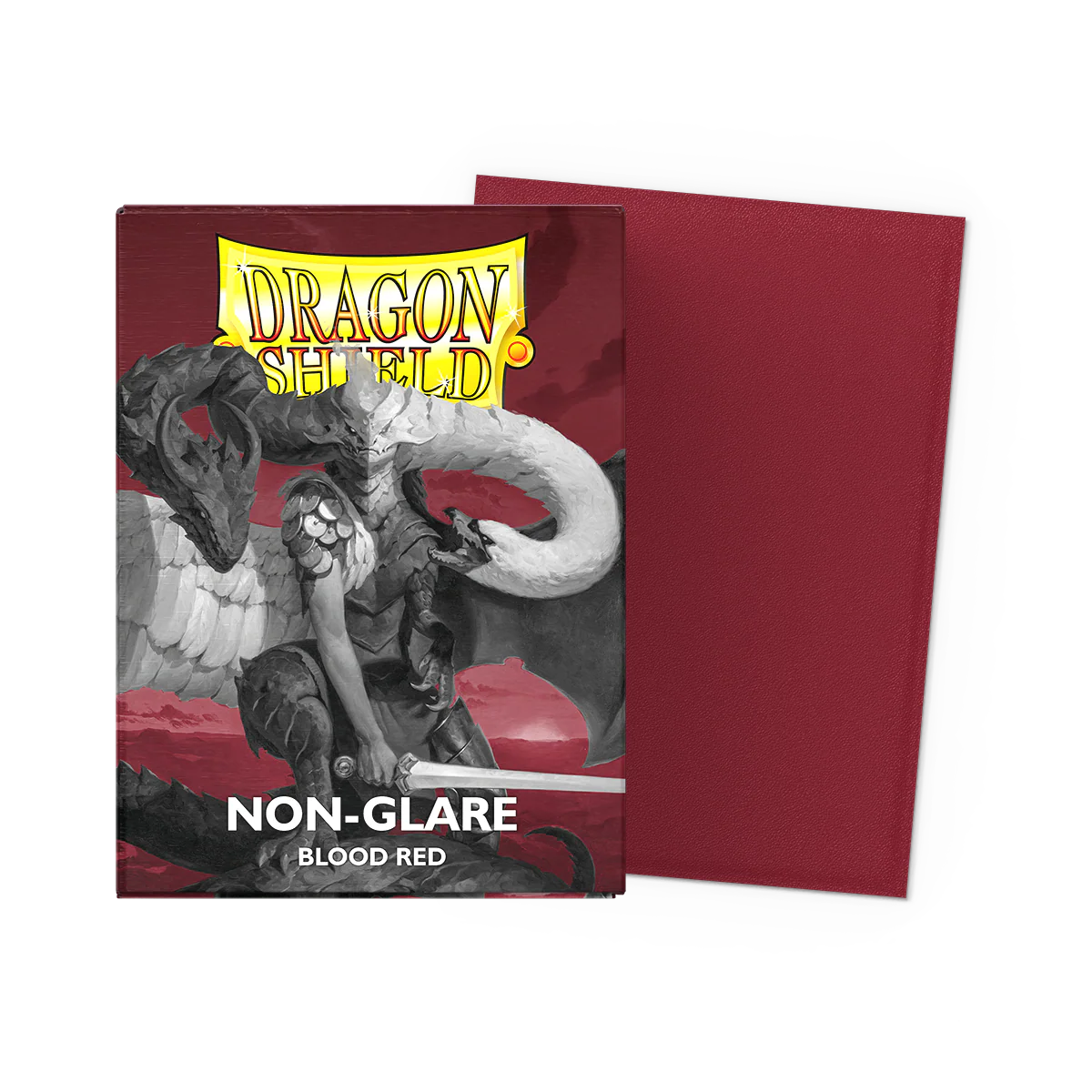 Dragon Shield - Non-Glare Matte Standard Sleeves - Blood Red