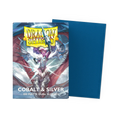 Dragon Shield - Dual Matte Standard Sleeves - Cobalt & Silver