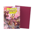 Dragon Shield - Dual Matte Standard Sleeves - Pomegranate & Gold