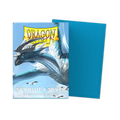 Dragon Shield - Dual Matte Standard Sleeves - Sky Blue & Silver