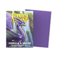 Dragon Shield - Dual Matte Standard Sleeves - Nebula & Silver