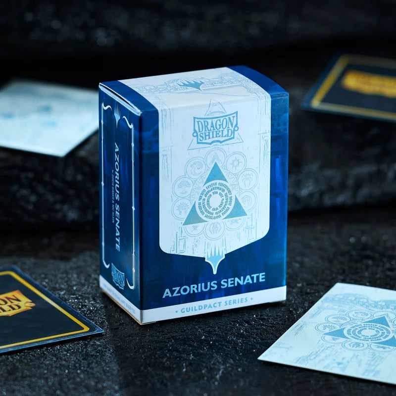 Dragon Shield - Guildpact Series Dual Matte Sleeves - Azorius Senate