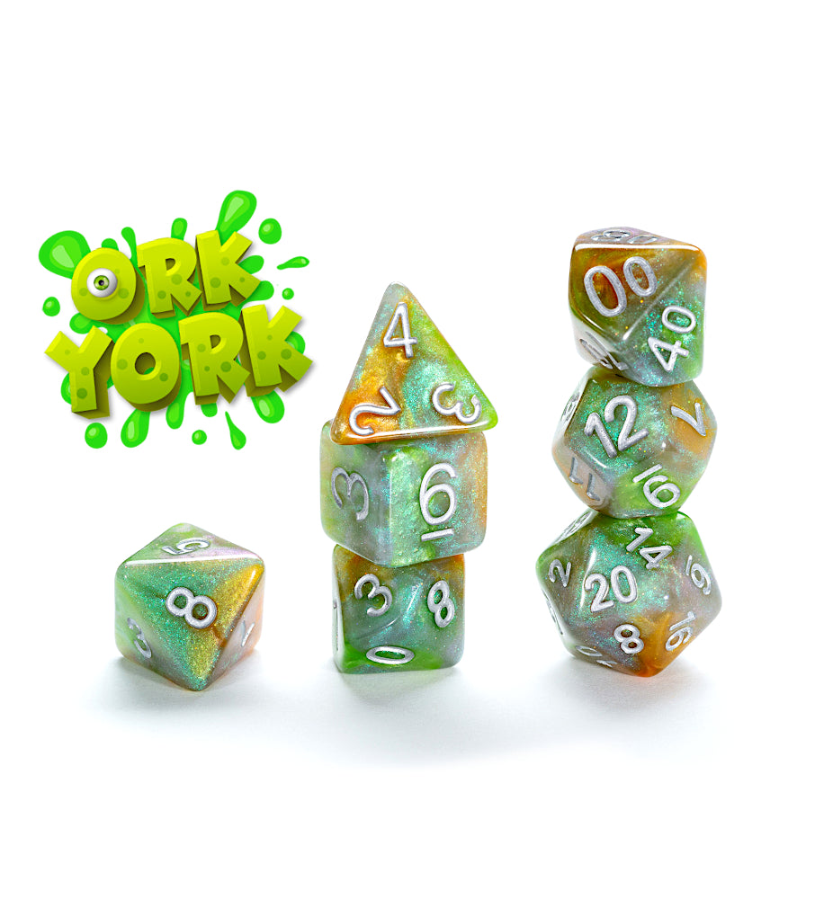 Gate Keeper Games - Aether Dice - 'Ork York' - 11 Die Set