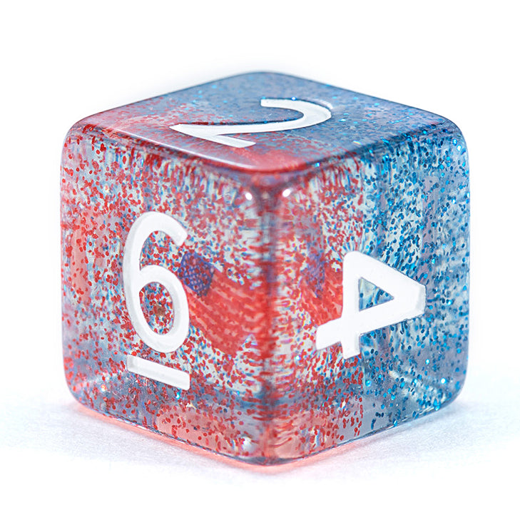 Gate Keeper Games - Inclusion Dice - 'America the Beautiful' - 12d6 Dice Set