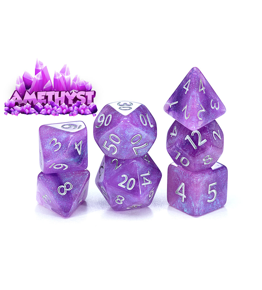 Gate Keeper Games - Aether Dice - 'Amethyst' - 11 Die Set
