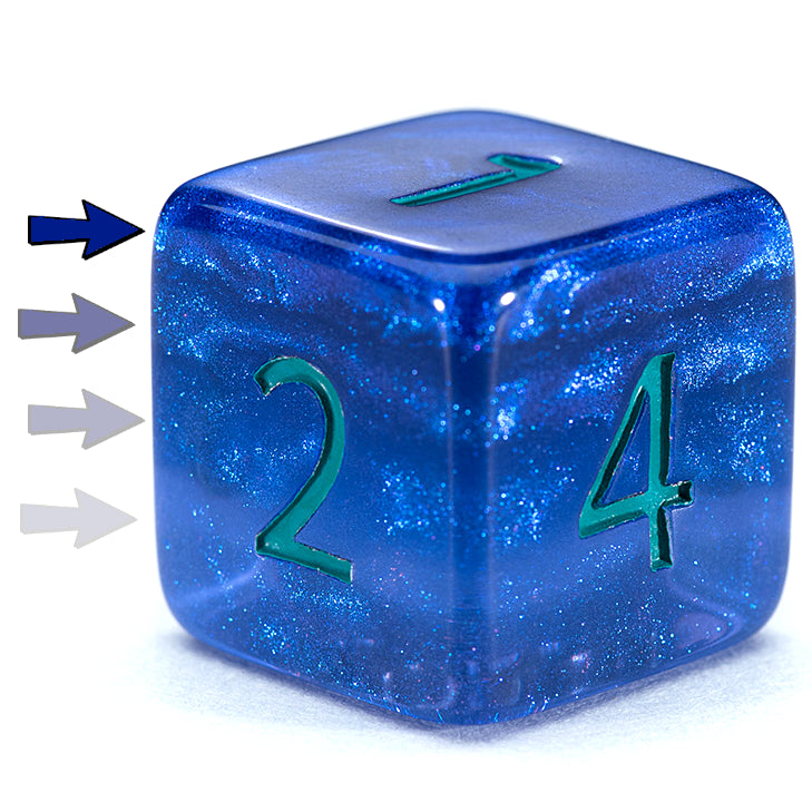 Gate Keeper Games - Holographic Dice - 'Astral Dragons' - 12d6 Dice Set