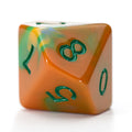 Game Keeper's Dice - Van Gogh Dice - 'Autumn Garden' - 10d10 Dice Set