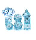Gate Keeper Games - Holographic Dice - 'Azure Skies' - 11 Die Set